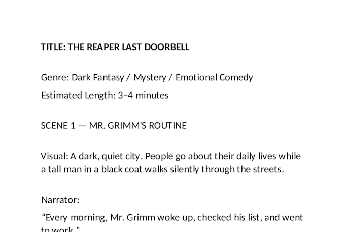 do animated script writing